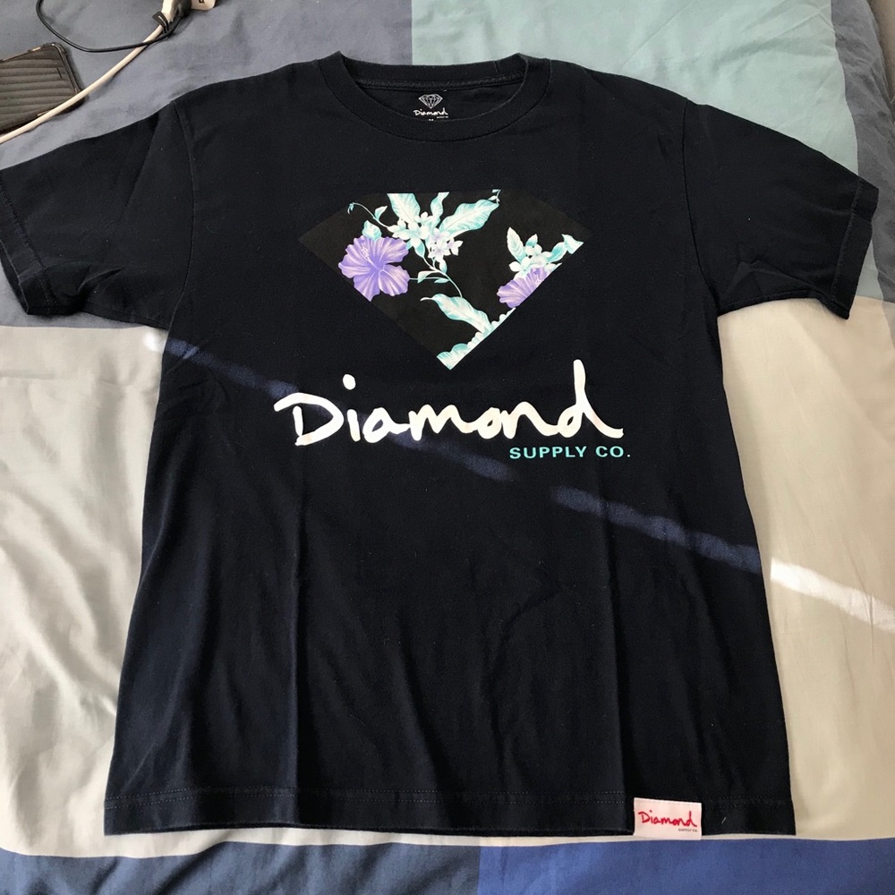 Diamond Supply Co. Floral T-Shirt